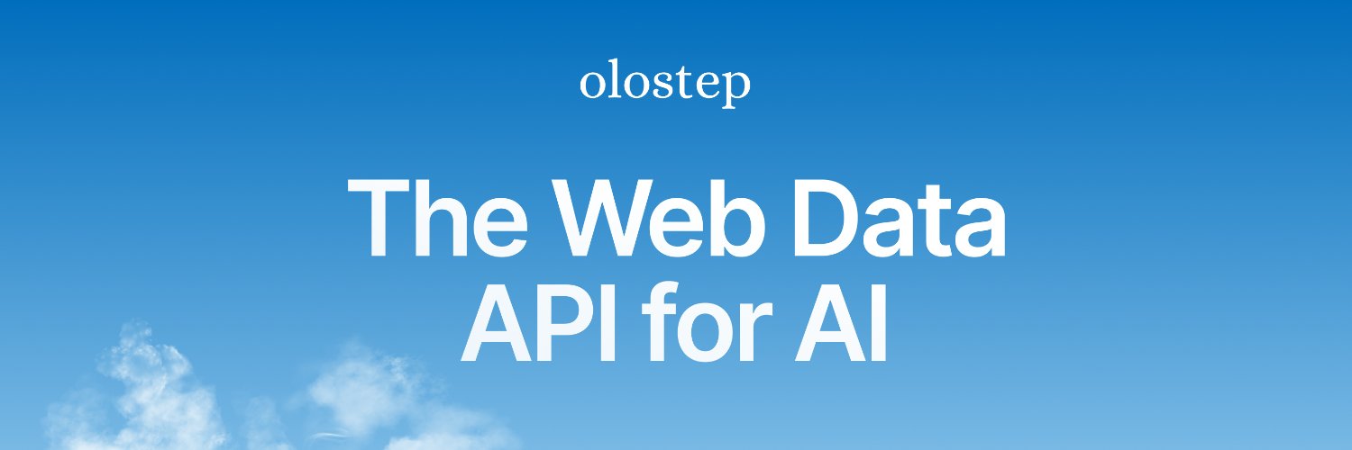 Olostep - Best Web Data API for AI logo